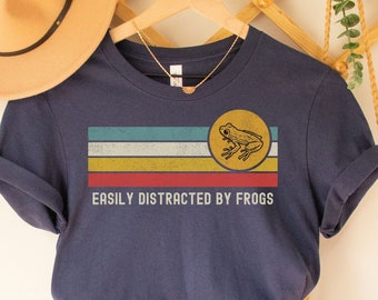 Retro Frog Tshirt, Funny Froggy Shirt, Froggy Tee, UNISEX T-shirt, Toad Shirt, Frog Lover shirt