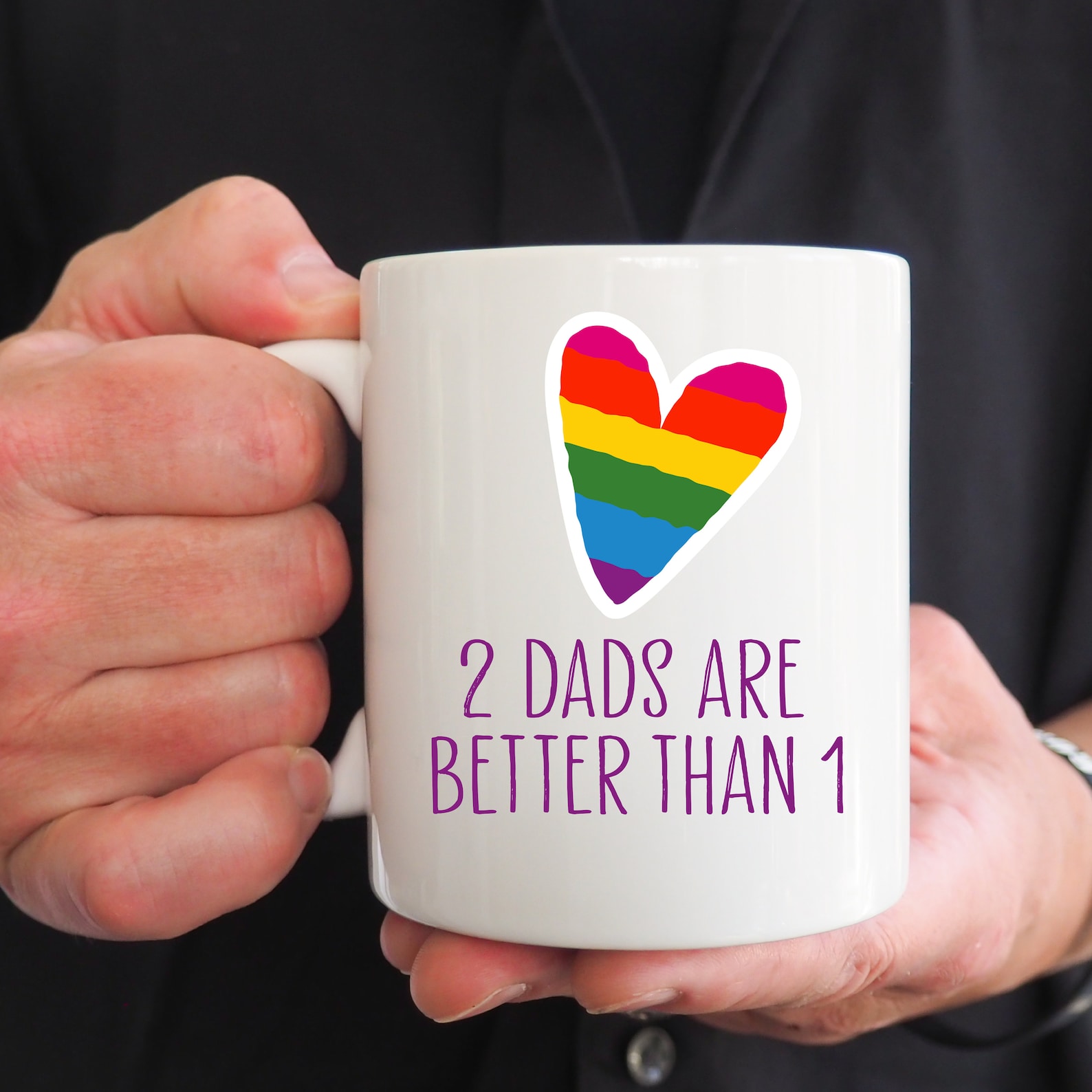 2 Dads are Better than 1 Tasse Gay Dads Geschenk Schwul | Etsy