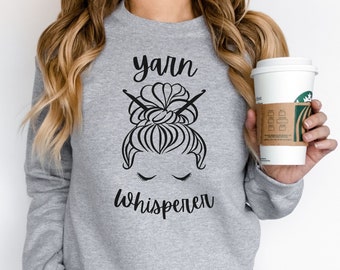 Funny Women's Yarn, Crochet, Knitting Shirt - gift for knitter crocheter yarn  - yarn lover gift - yarn obsessed collector