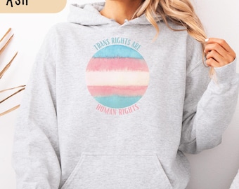 Transgender Pride Hoodie - Protect Trans Kids Hoodie - Trans Ally Top - Pride Month - LGBTQ Pride Shirt - Trans Gift - Human Rights Shirt