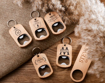 Engraved groomsmen wooden bottle opener,Handcrafted wooden personalized bottle opener,Wooden bottle openerfor best men