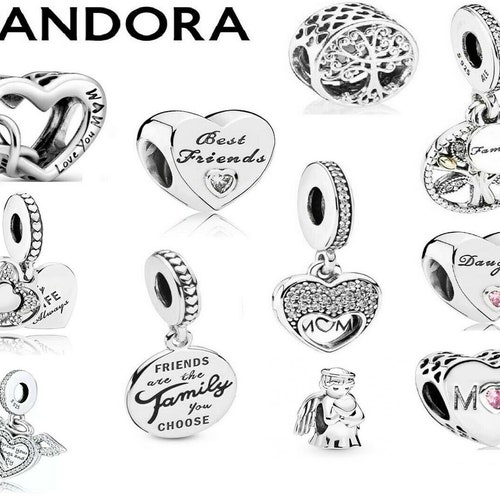 PANDORA ALE S925 Silver Family Friends 