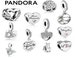 PANDORA ALE S925 Silver Family Friends Charms Mum Daughter Angel Wings Tree of Life 