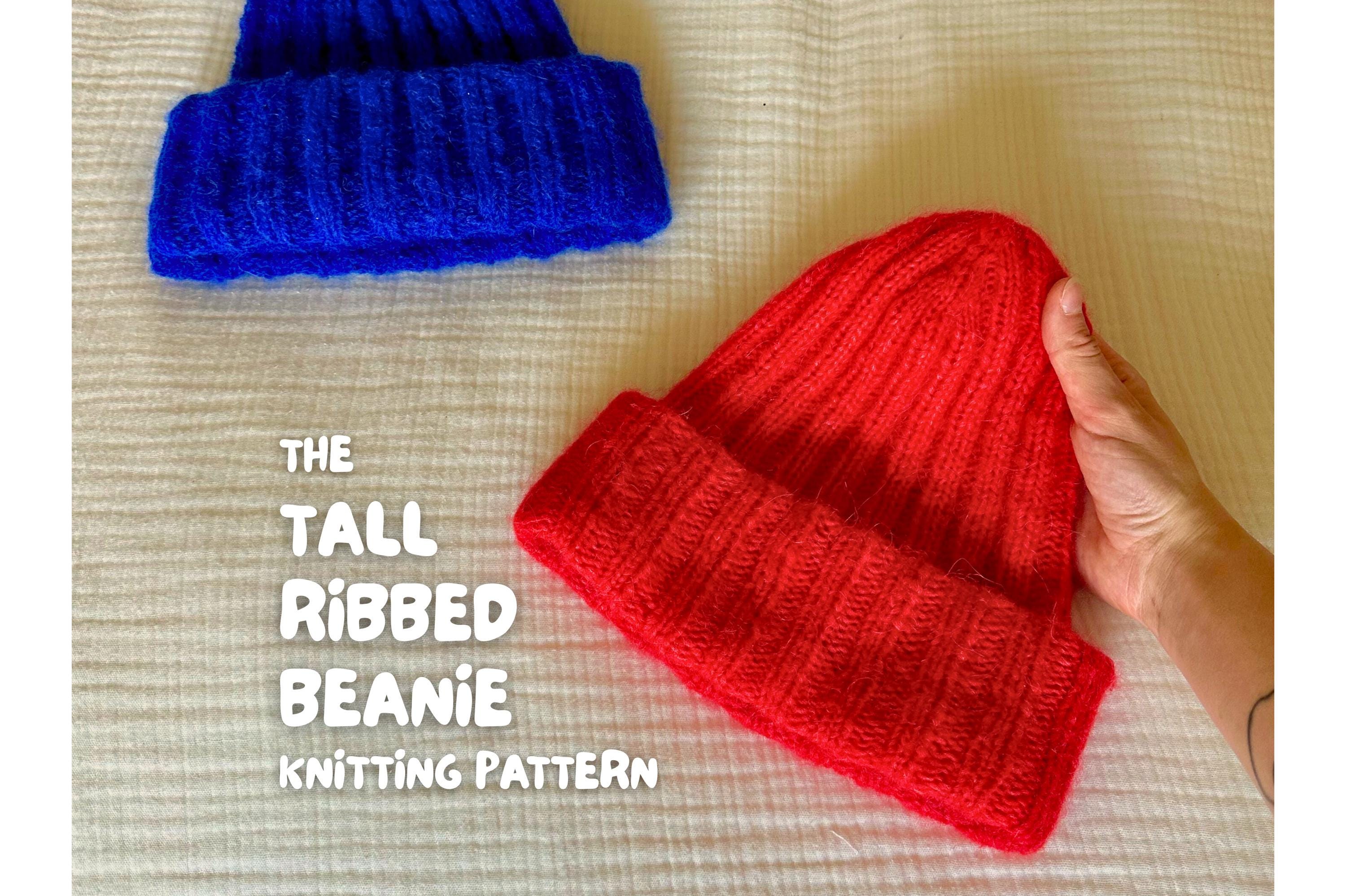 L\'Envers Handmade Ribbed Knit Beanie – NWT Handmade Hand Knit Superwash Wool Ribbed Knit Beanie Hat - Etsy main image 2