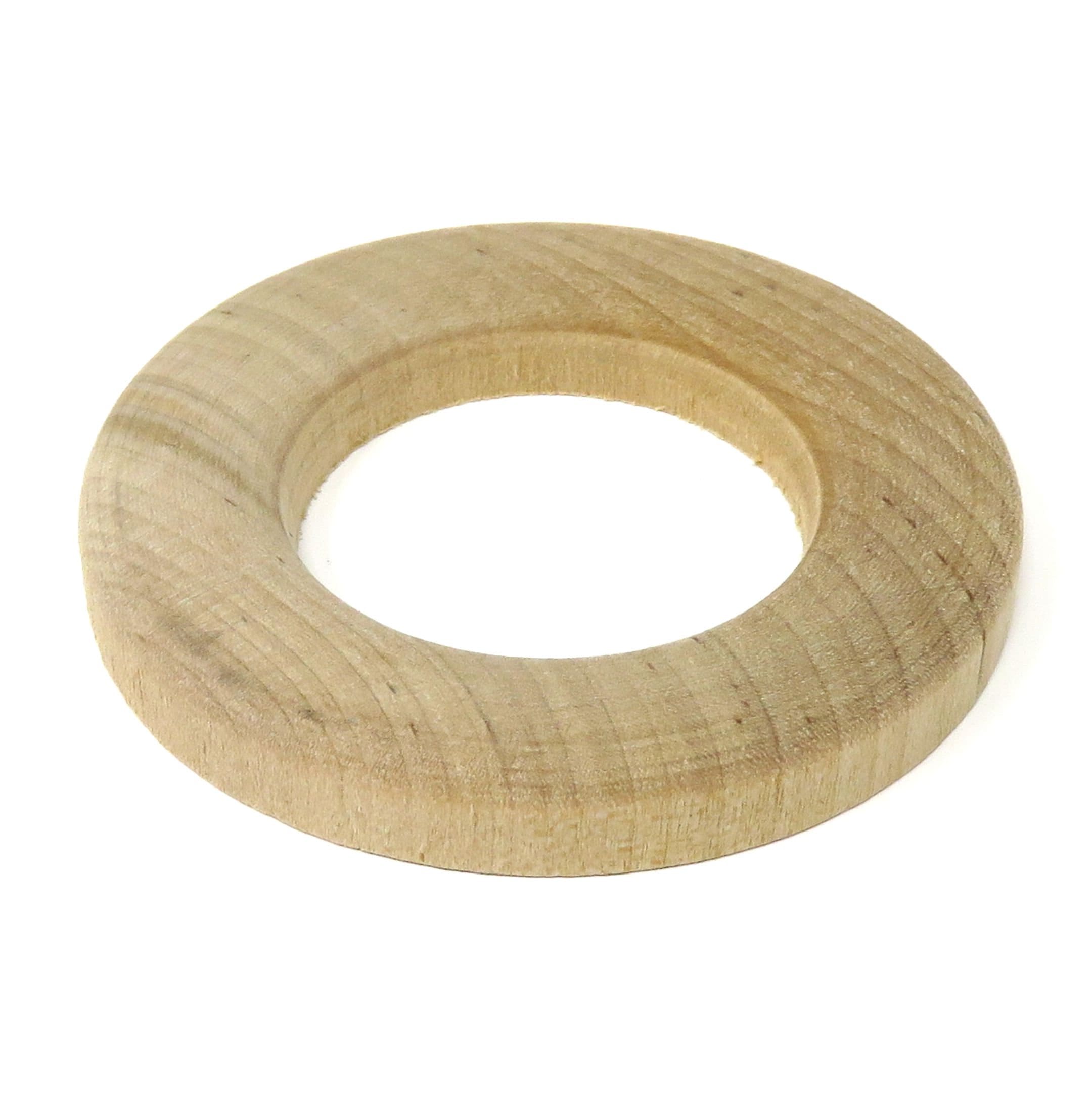 20 Wooden Rings Brown Small Wood Rings Large Hole Wood Donut Wood Rings for  Jewelry Wood Rings for Crafts 12mm 