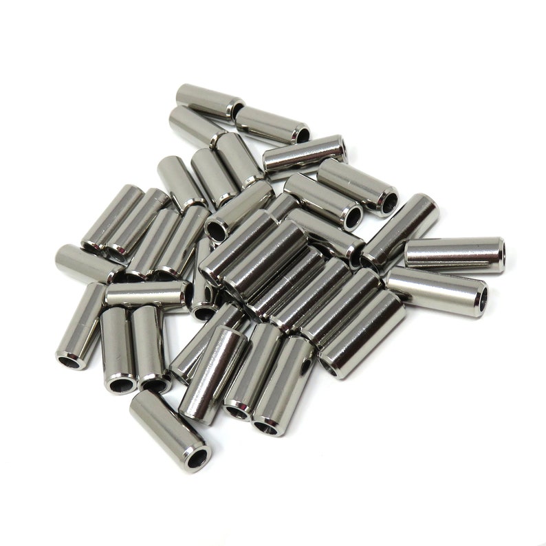 Stainless Steel Tube Beads 16mm X 6mm Hole Size 3.5mm Etsy