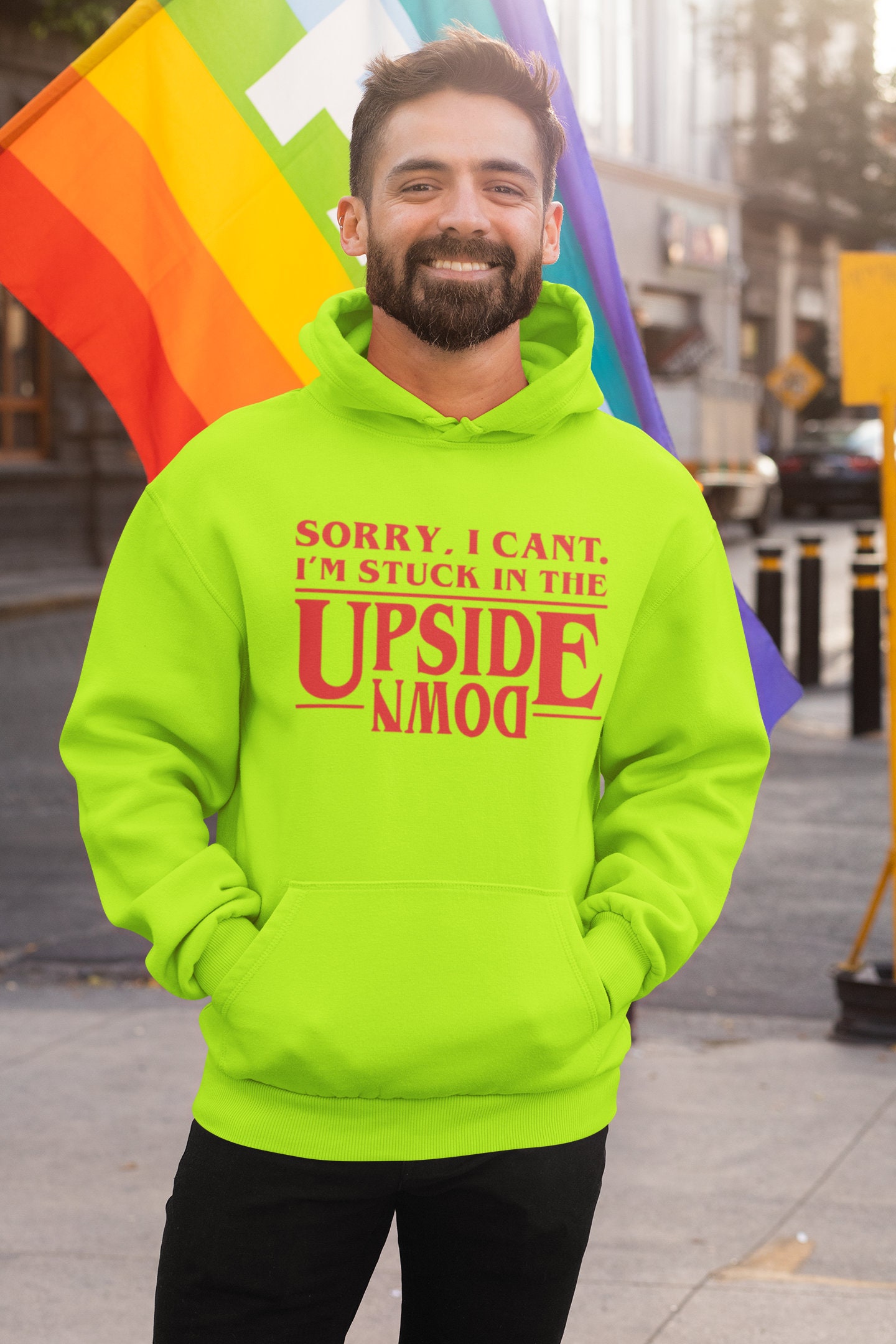 Stranger Things Upside Down Logo Hoodie