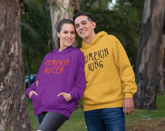Pumpkin King Pumpkin Queen Set Jack and Sally Set Couples - Etsy