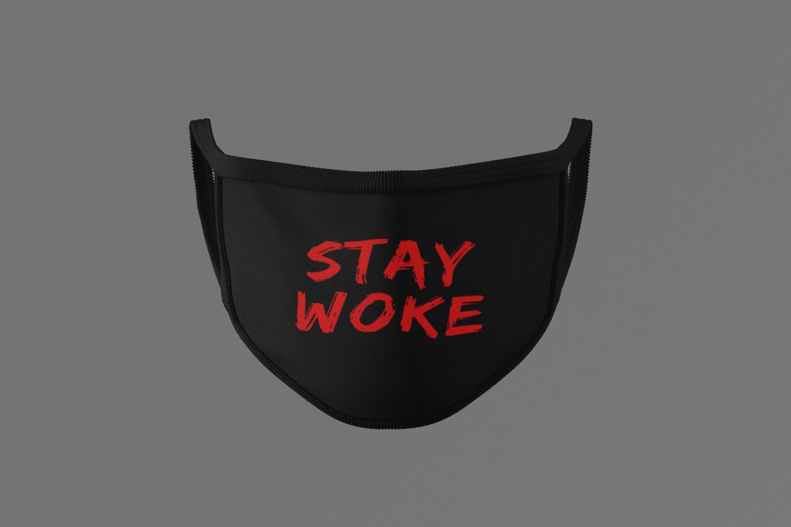 Stay Woke Face Mask BLM Face Mask USA Made Cotton Face Mask Etsy