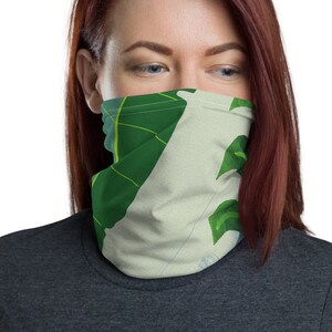 green leaf design Neck Gaiter