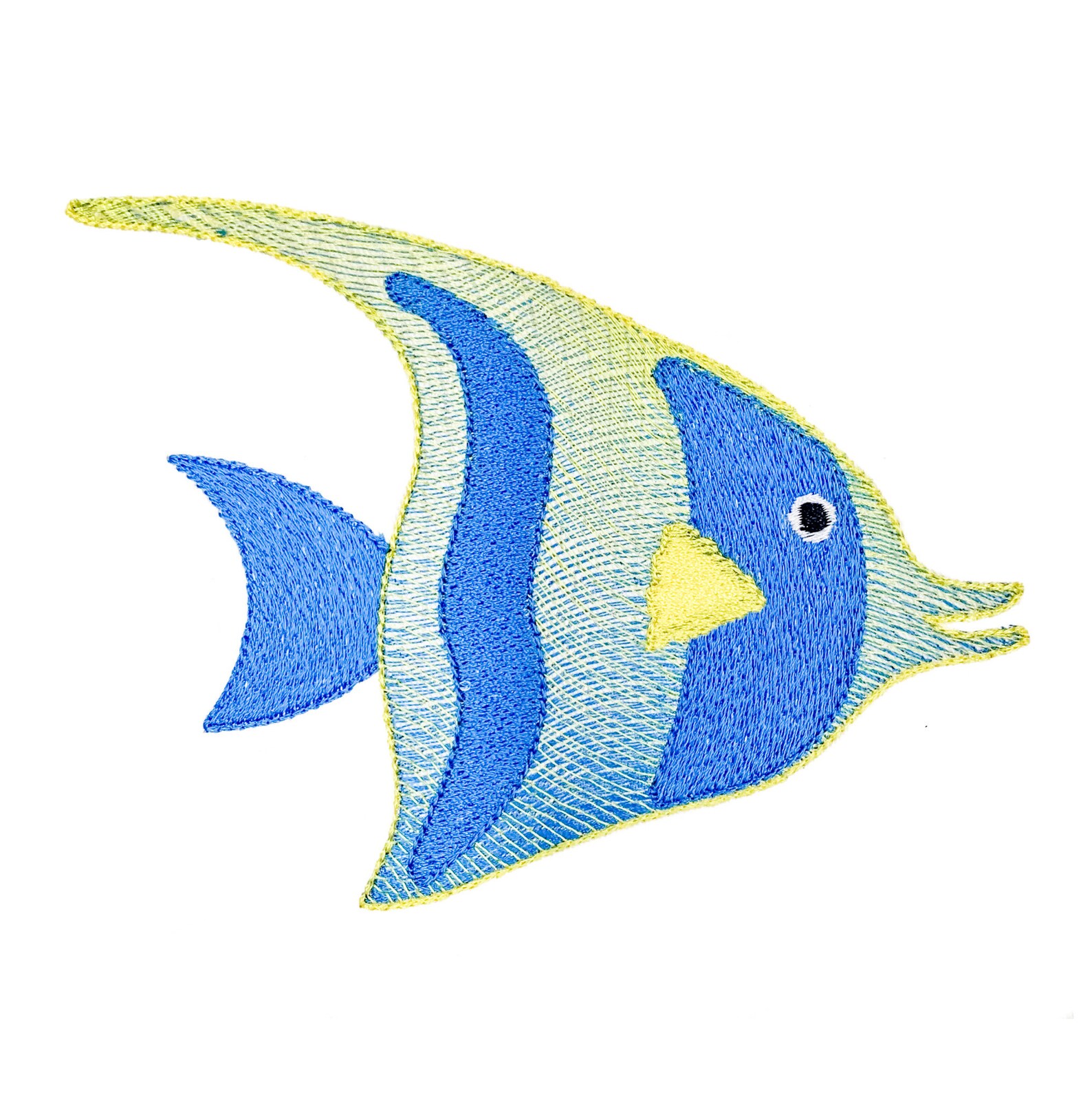Exotic Fish Embroidery Pattern for Embroidery Machine Etsy