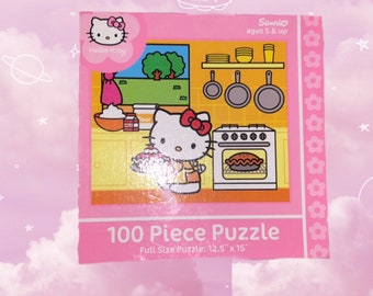 Personalised Hello Kitty jigsaw puzzle-Best gift for every girl Add any name 