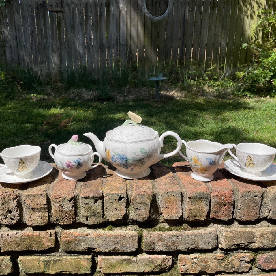 Vintage Lenox “Harvest” Teacup and Saucer American Tea Cup Set