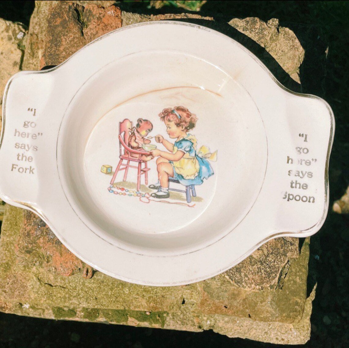 Vintage 1940s Antique Baby Dish Vintage Salem China Danish Etsy