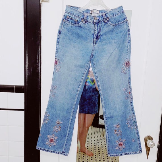 Y2K Light Wash Low Rise Boot Cut 