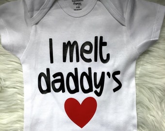 I Melt Hearts Onesie Etsy