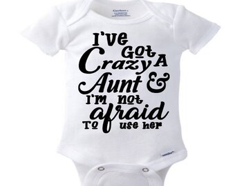 crazy aunt onesie