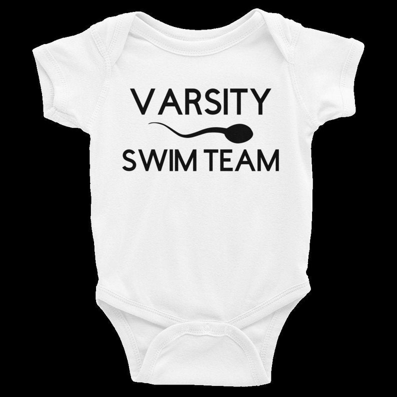 Varsity Swim Team Bestie baby Onesie® Custom baby Onesie® Etsy
