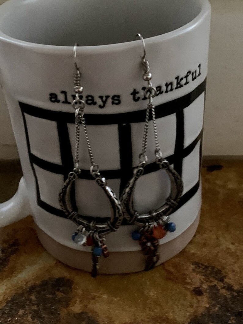 Cute Earrings Silver Handmade Earrings Gift Statement Earrings Bridesmaid Gifts Teacher Gifts,For Her Novelty