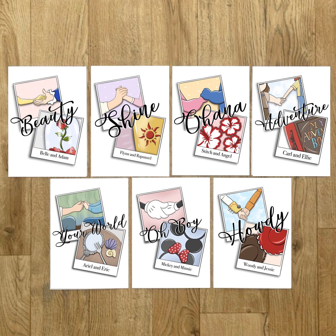 Disney Polaroid prints Etsy