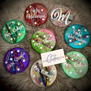 Customized Teacher Coasters!