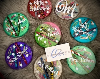 Customized Teacher Coasters!