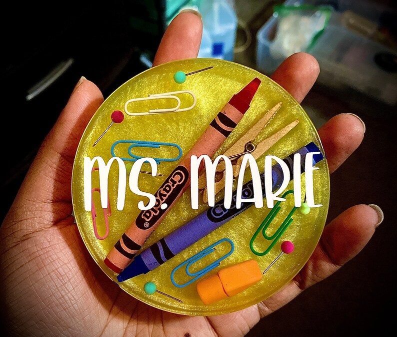 Customized Teacher Coasters Etsy