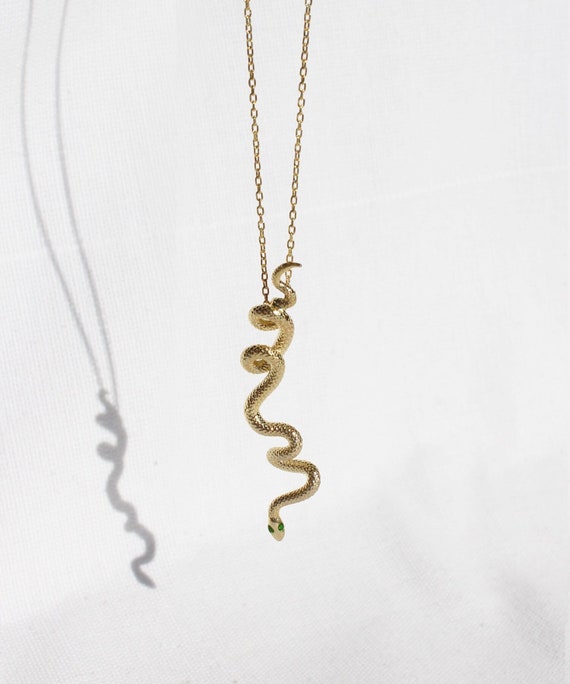 Slithering Snake Sterling Silver Necklace Slithering Snake Sterling Silver Necklace