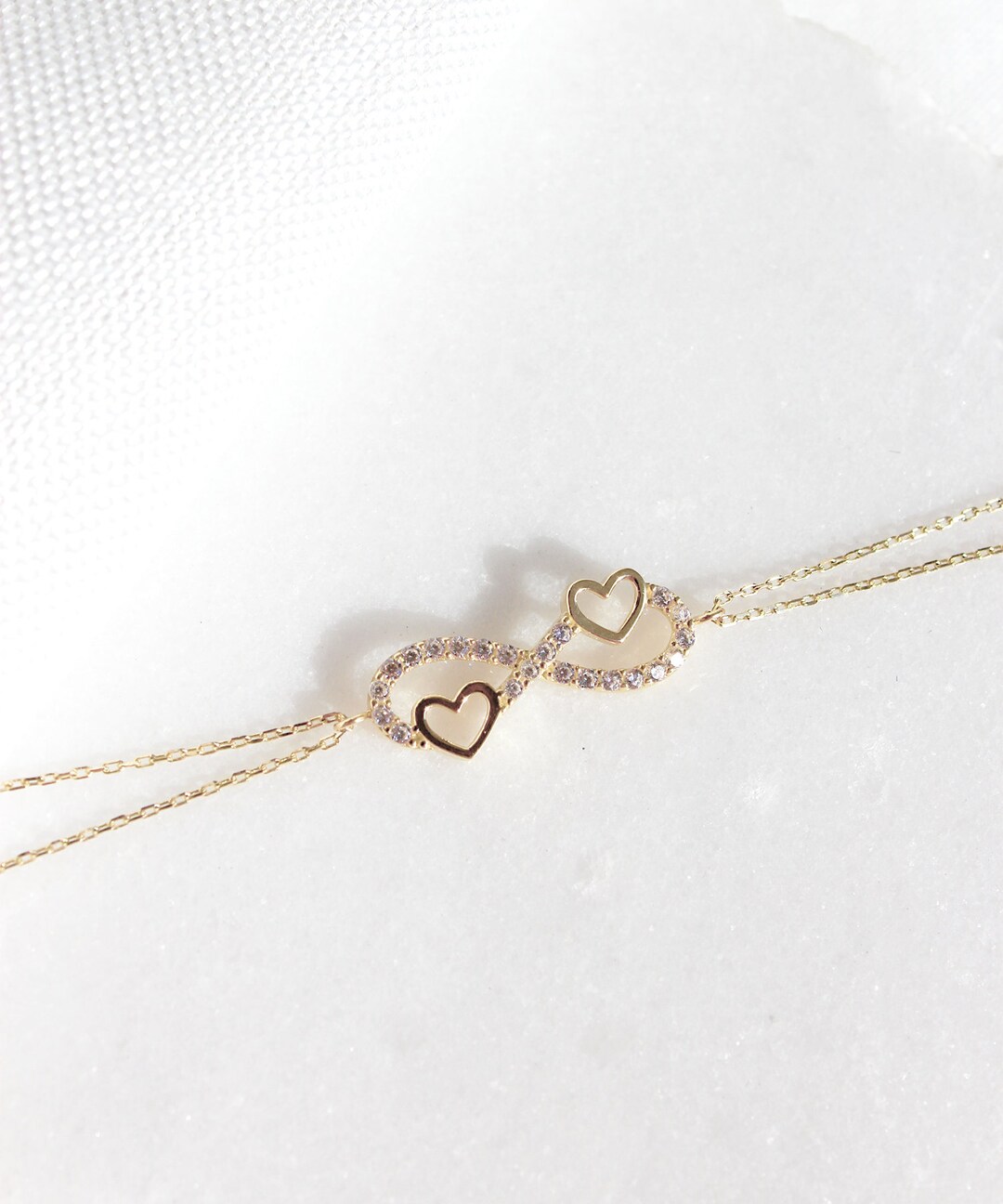 Never-Ending Solid Heart Charm 14K Voucher