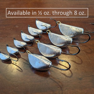 Refund Excess Shipping - Tautog Blackfish Sheepshead Black Seabass Lead Jighead Jig Ground Pounders Bouncers