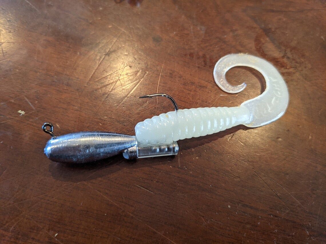 Refund Excess Shipping Rattle Tube Jig Jighead for Flounder Etsy