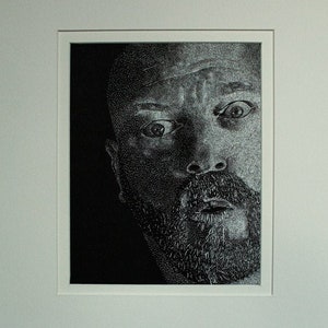 Custom Pen&Ink Stippling Portrait