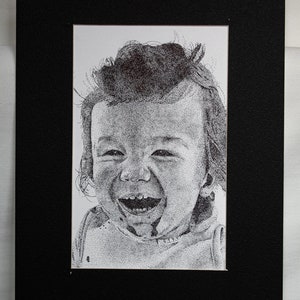 Custom Pen&Ink Stippling Portrait