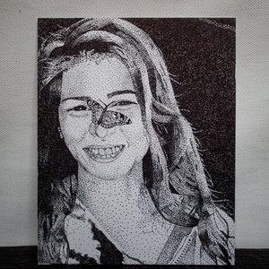 Custom Pen&Ink Stippling Portrait