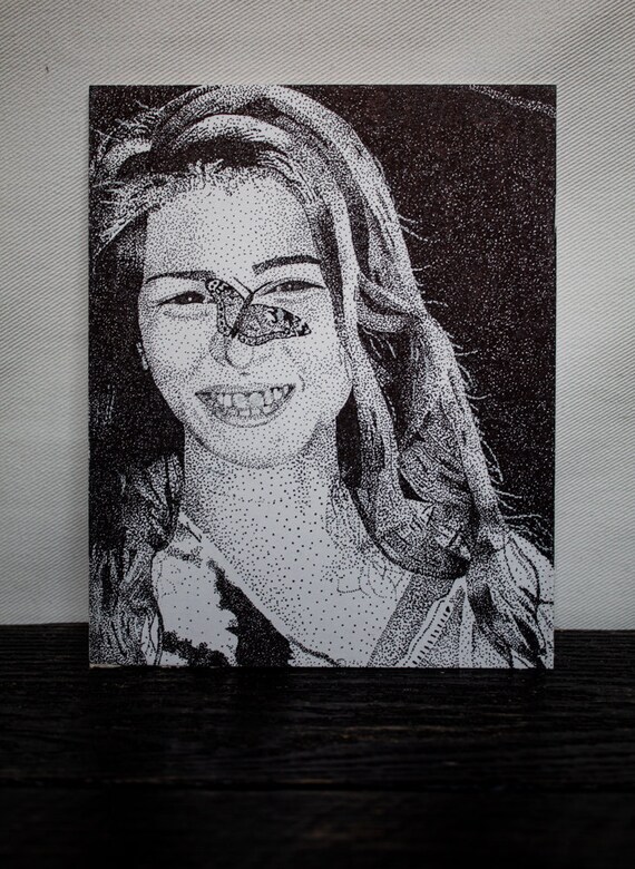 Pen and Ink Stipple Portraits for Feed the Pig Campaign — Pen