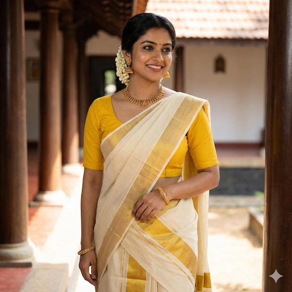 Solid Silk Cotton Saree Blouse - Versatile Indian Blouse Top for
