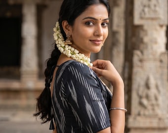 Effortless Chic: Cotton Readymade Saree Blouse for Every Occasion | USA,Princess cut