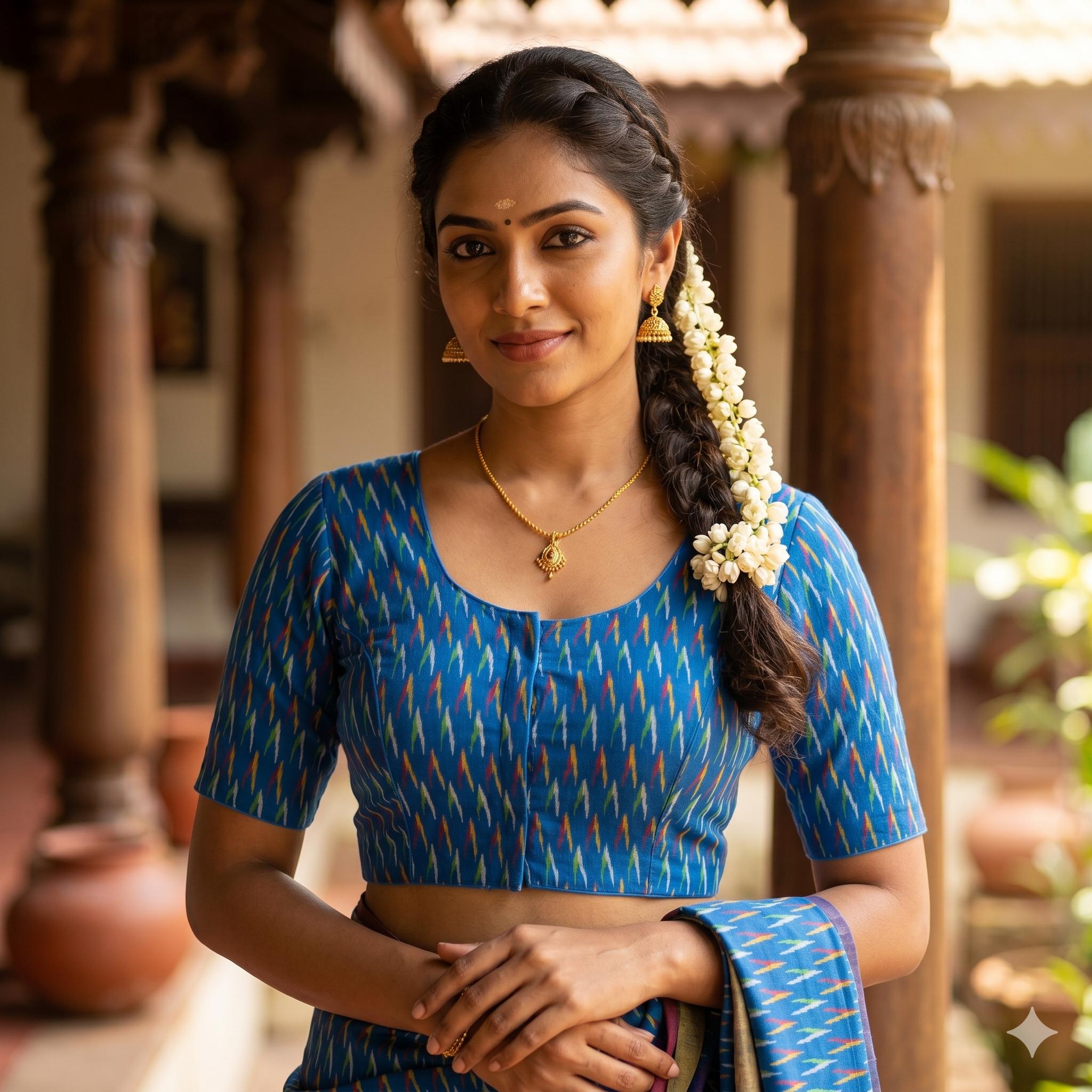 Indian Saree Bouse, Cotton Readymade Blouse, Trendy Saree Choli 