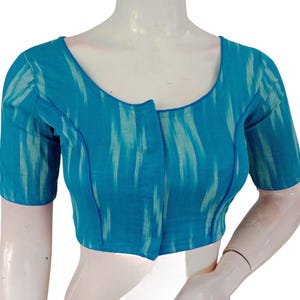 Cotton Canvas Saree Blouse: Readymade Versatile Blouse