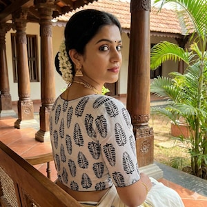 Breathable Cotton Saree Blouse Women’s Comfort 6 Colors,Princess cut