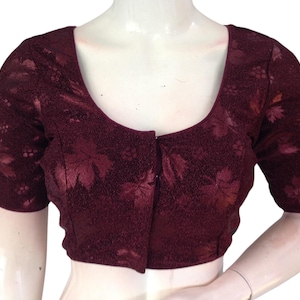 Elegant Indian Saree Blouse - Ready-to-Wear Luxury | USA