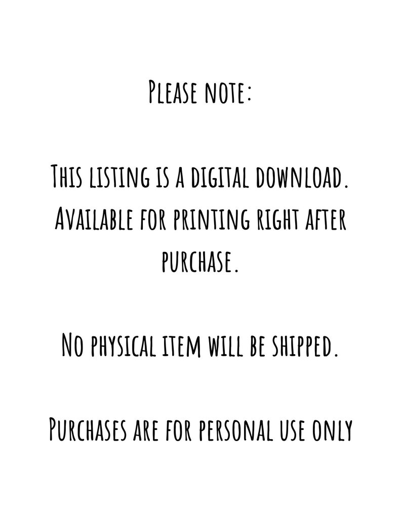Please be advised that this is a DIGITAL ART PRINT which is only available via download. No physical items are included with this print.