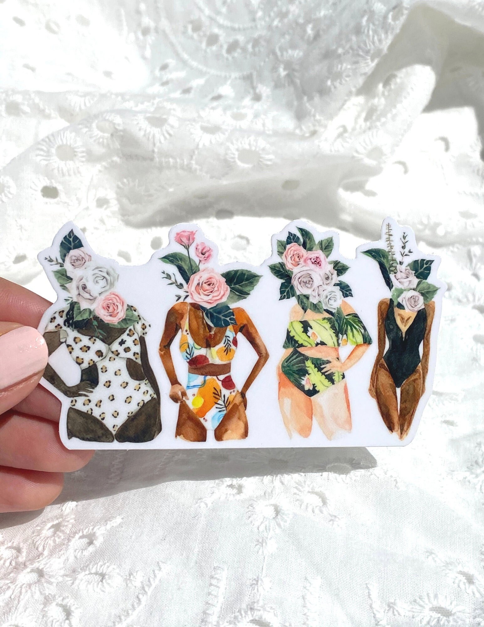 Body Positive Sticker, Women of Color Sticker, Diversity Sticker, Self ...