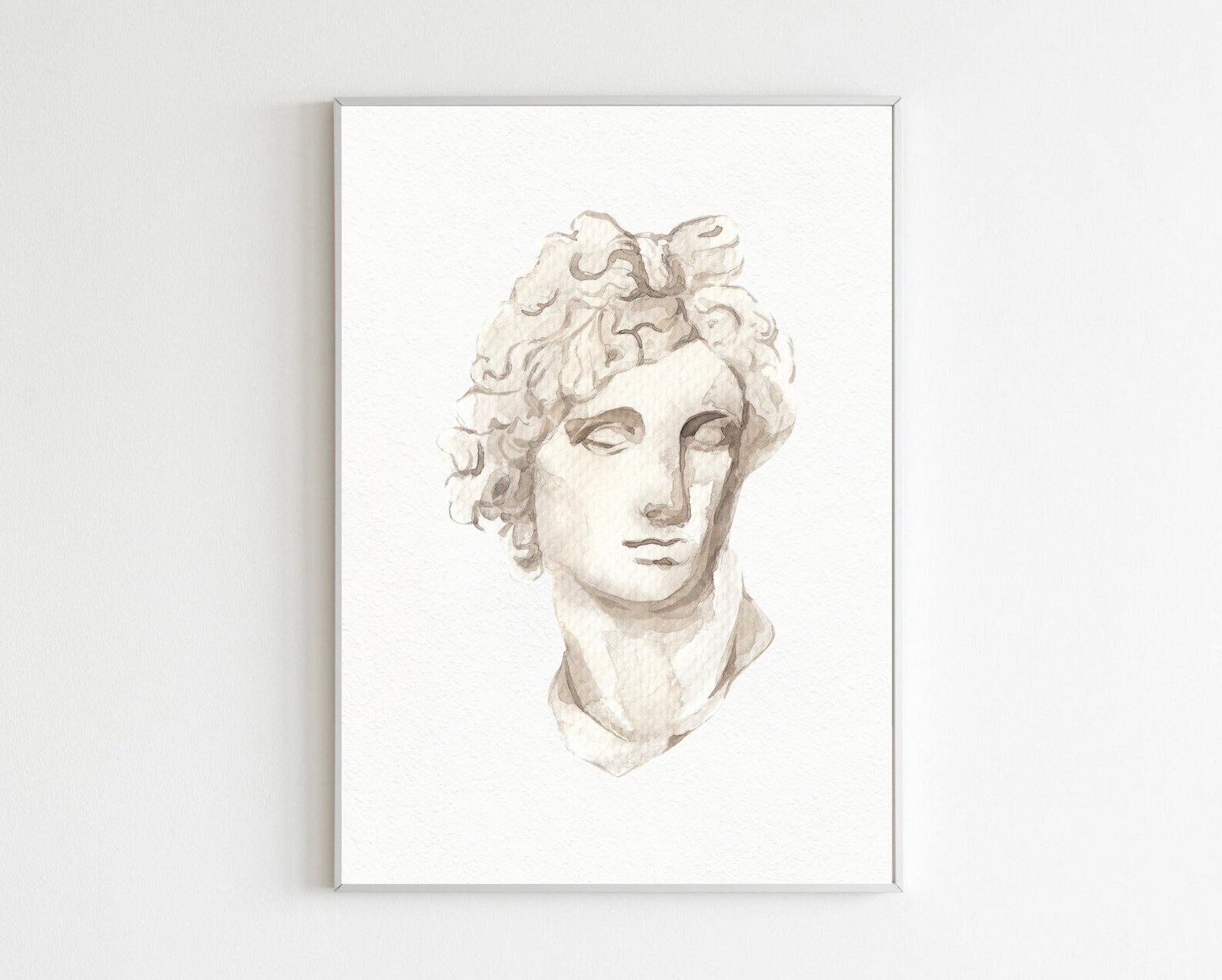 Apollo Greek God Roman Statue Print Head Statue Poster - Etsy