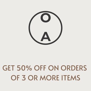 Get 50% off on orders of 3 or more items.