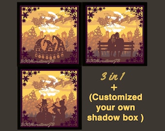 Christmas shadow box
