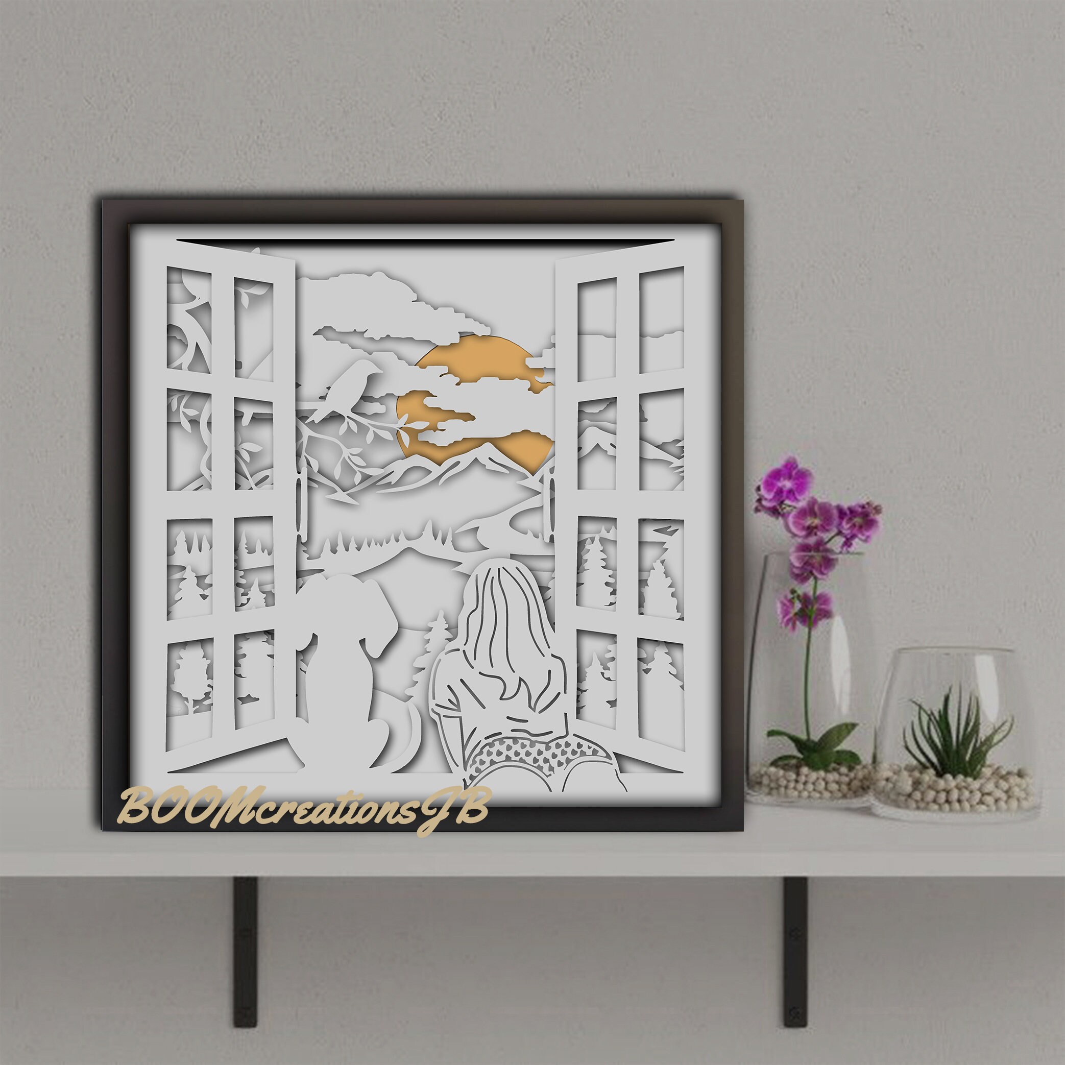 Shadow Box Svg Etsy UK