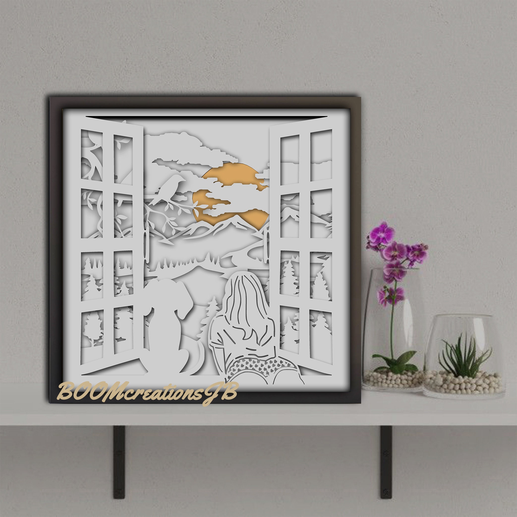 Shadow Box Svg Etsy UK