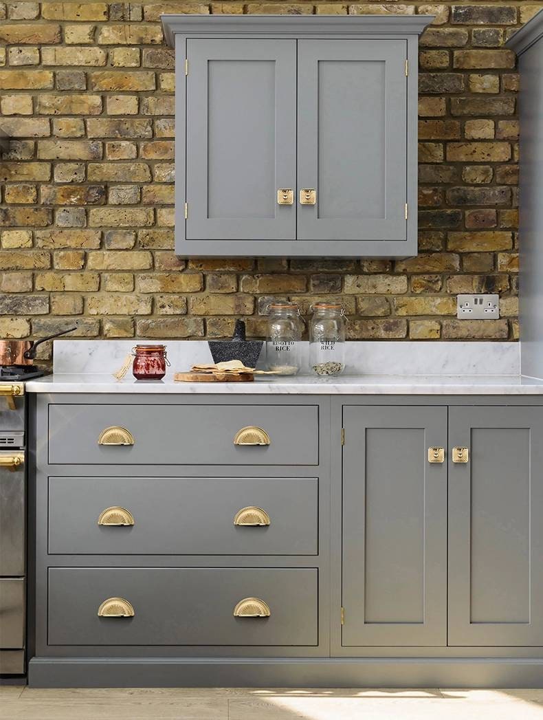 Almeja concha inspirada en oro mate cepillado redondo en forma | Etsy