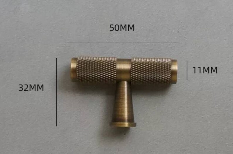 Bronze Knurled Bar Handles/bronze Handles/aged Brass Etsy UK